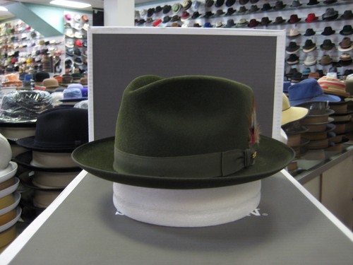 STETSON GRENADIER LODEN (OLIVE GREEN 