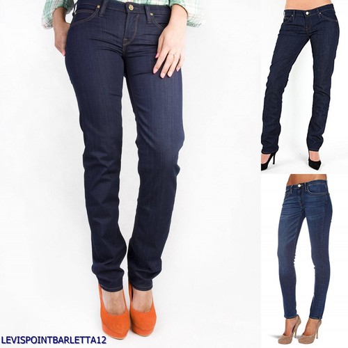 Lee lynn jeans elasticizzati da donna a vita bassa stretti gamba dritta 38  40 42 | eBay