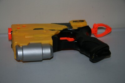 Yellow Nerf N-Strike Element EX-6 Target Dart Blaster Gun Disk