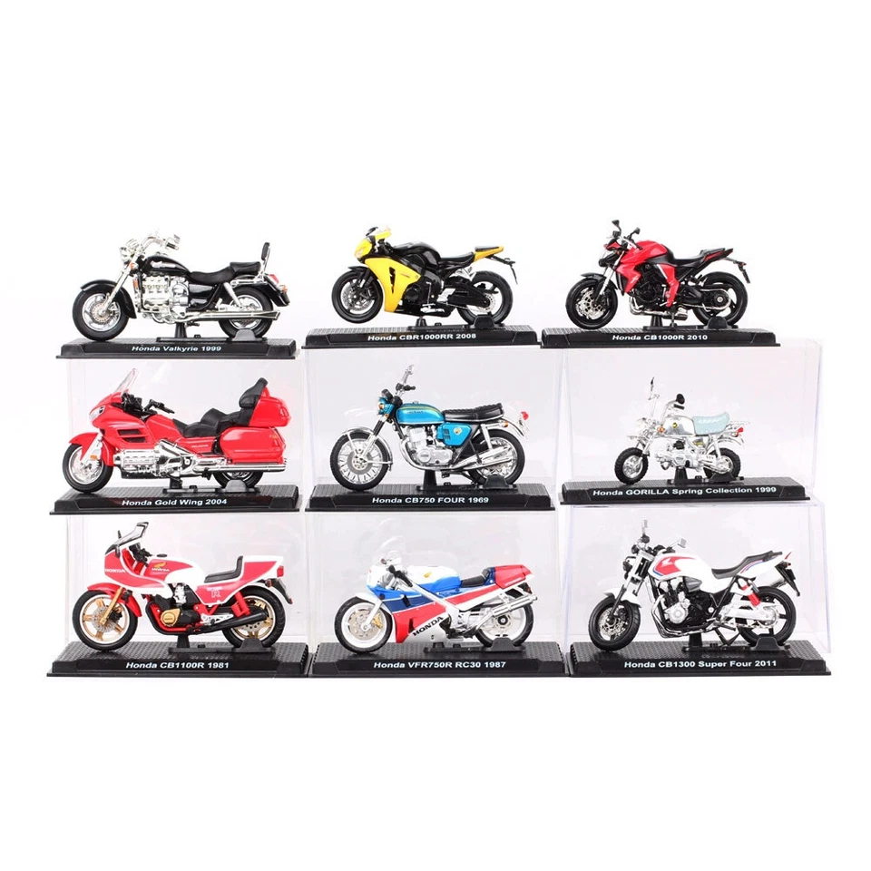 1:24 Honda Golden Wing CB1100r VFR750R CBR 1000RR motorcycle Plastic model - Image 2 of 4