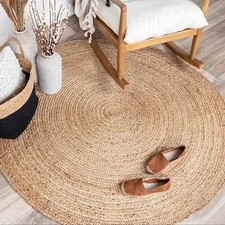 Stain-Resistant Round Entry Carpet