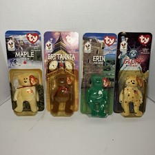 Teenie Beanie Babies International Set Of 4 Read Description 