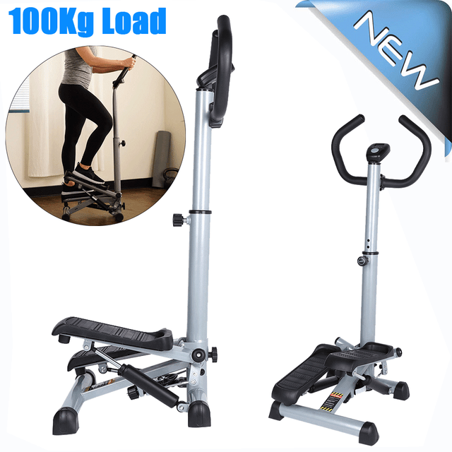 Twist Stepper With Handle Stair Climber Exercise Equipment Step Machine