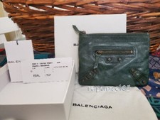 Balenciaga Porte-Monnaie 2008 Green Agneau - New With Tags/Box