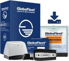 GloboFleet Starter Set Optimal DK Auslesegerät Fahrerkarte Tachograph DTCO 4.1
