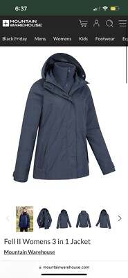 Mountain Warehouse Womens/Ladies Fell 3 in 1 Water Resistant  display picture 1