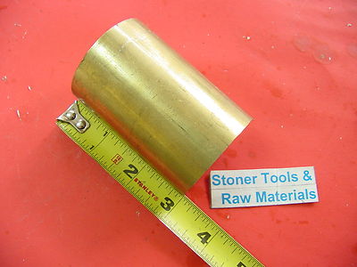 2-1/2 C360 Brass Round Rod 7 Long Solid 2.50 OD x 7.0 H02