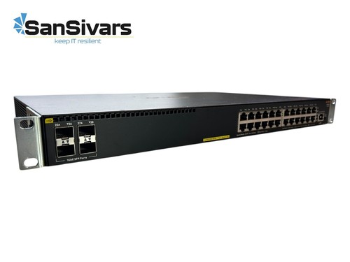 Aruba JL261A 2930F 24G PoE+ 4SFP Layer 3 ethernet switch black - Picture 3 of 6