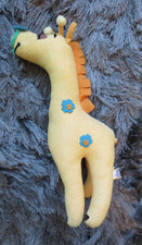 VTG 60s Dakin Applause Dream Pets Gypsy Giraffe Plush Yellow 8" Stuffed Animal