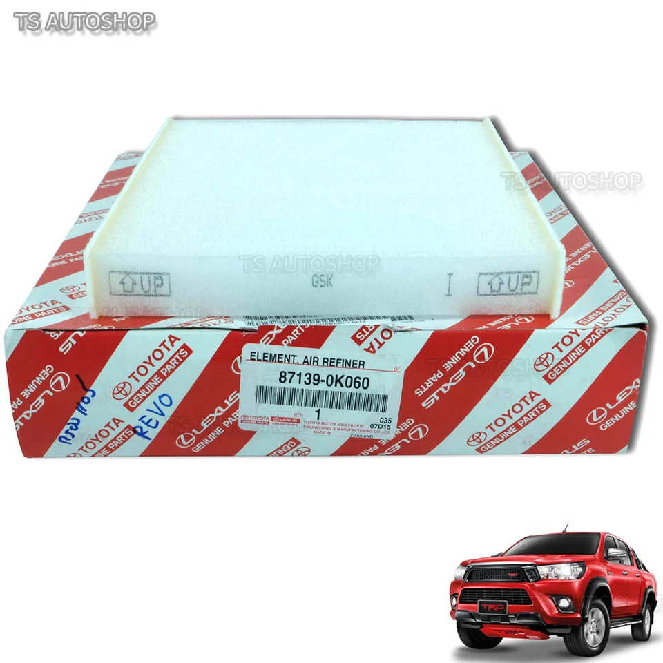 Pollen Cabin Air Filter For Toyota Hilux Revo Sr5 M70 M80 2016 2017 Pickup - image 2 of 4