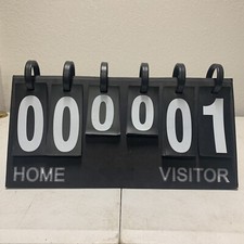 Scoreboard Score Keeper Portable Flipper Flips up to 99 Non Election