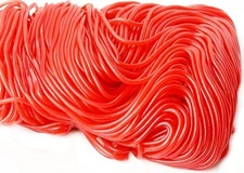 Red Strawberry Licorice Laces ~ 2 Pound Bag ~ FREE SHIPPING