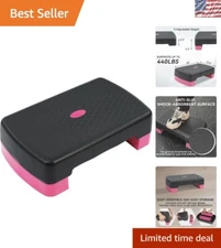 Lightweight 18-Inch Step Platform for Aerobics with Shock Absorbing Surface