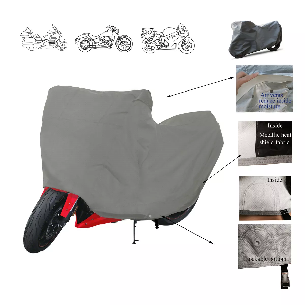 Triumph Street Triple Deluxe Motorcycle Bike Storage Cover
