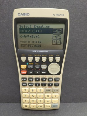 casio 9860 gii