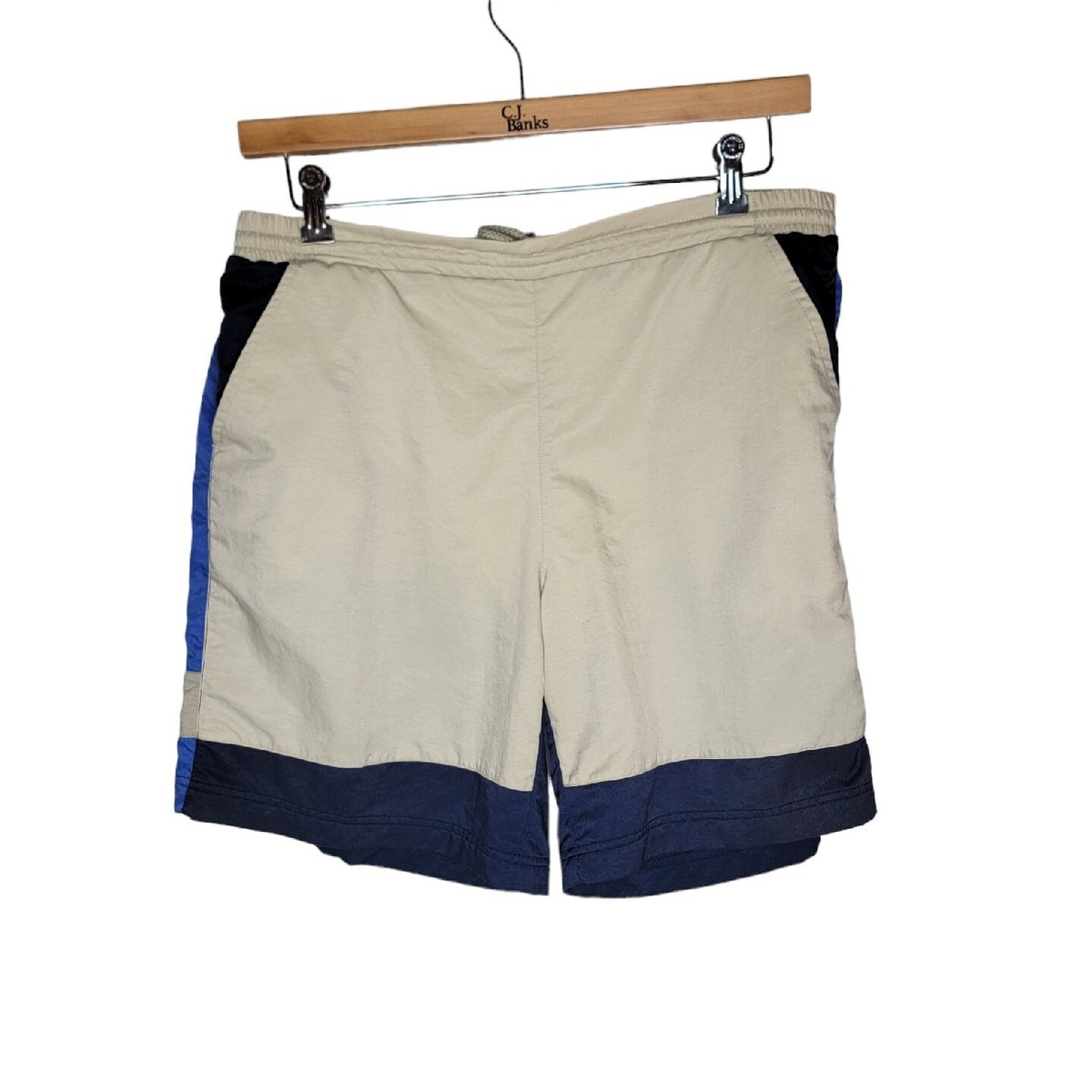 Men’s Kappa Swim Trunks Blue Tan Size XXL Summer Board Shorts Pockets