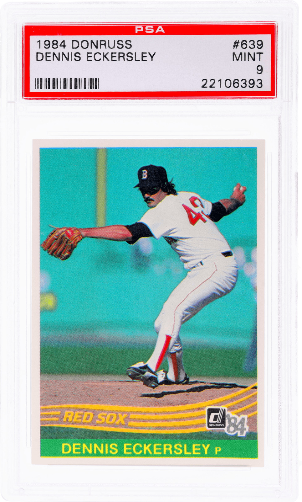 1984 Donruss Dennis Eckersley #639 PSA 9
