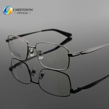 New Pure Titanium Spectacles Men Full Rim Optical Eyeglass Frame Eyewear Rx Able