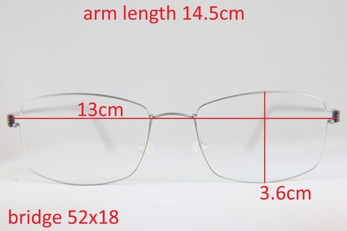 GRANDI OCCHIALI DA VISTA NOS NUOVI LINDBERG CASPER AIR BORDO TITANIO MADE IN DANIMARCA - Foto 10 di 10