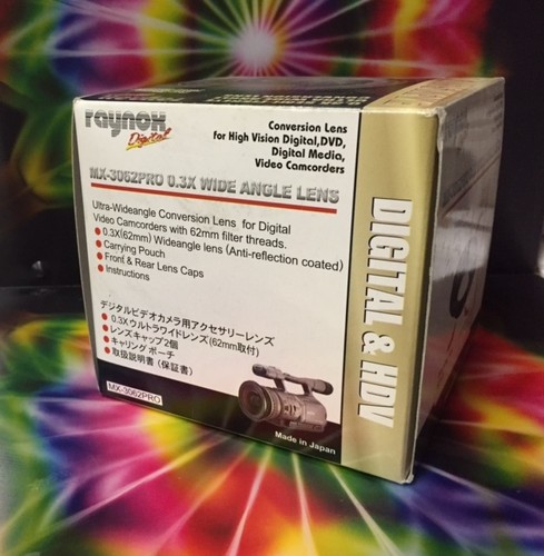 Raynox MX-3062PRO MX-3062 0.3X Semi-Fisheye Lens 58-62 T3 T3I T4 T4I T5 T5I T6 I - Picture 7 of 11