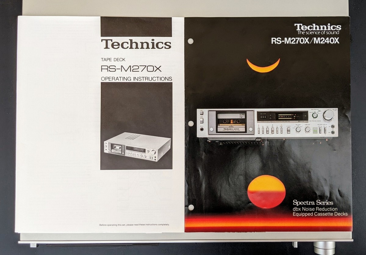T399 Technics/テクニクス RS-M270X/カセットデッキ 通電OK ジャンク品 