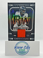 Russell Wilson - Atomic Materials Patch /199 - 2023 Obsidian - Denver Broncos