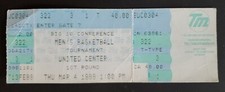Big Ten Basketball Tournament Ticket 3/4 1999 Michigan Purdue Illinois Minnesota