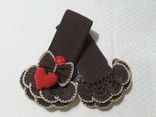 Handle Cover Crochet Louis VuittonLV SPEEDY 25 30 35 dark brown red