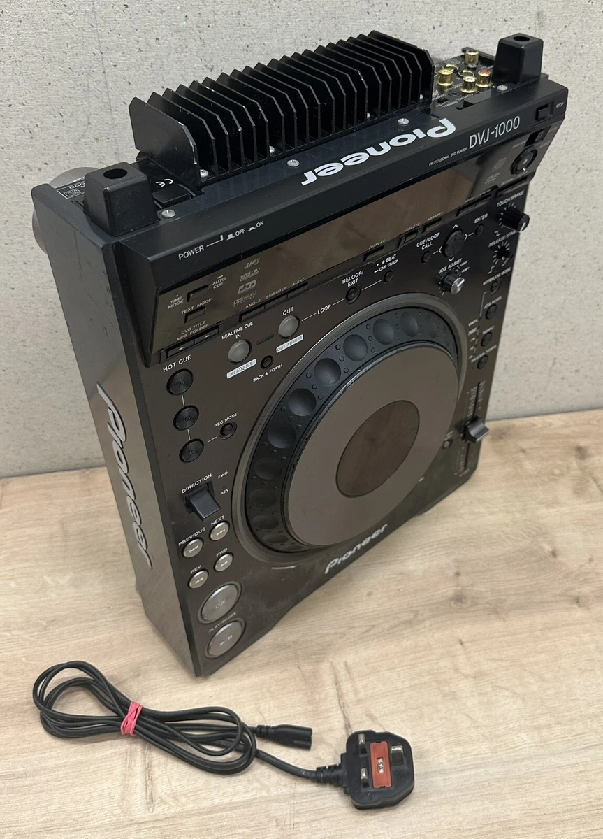 Pioneer DVJ-1000 Professional Grade DVD Video/CD Deck (Black 