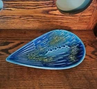 ROYAL HAEGER R-173  Volcanic Glaze Etruscan Blue MCM