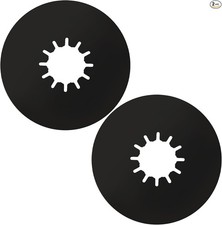 2 Pack, Black 5th Wheel Hitch Lube Plate 10in RV Camper Trailer 10inch-2pk