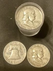 1952 Franklin Silver Half Dollars Roll (20)