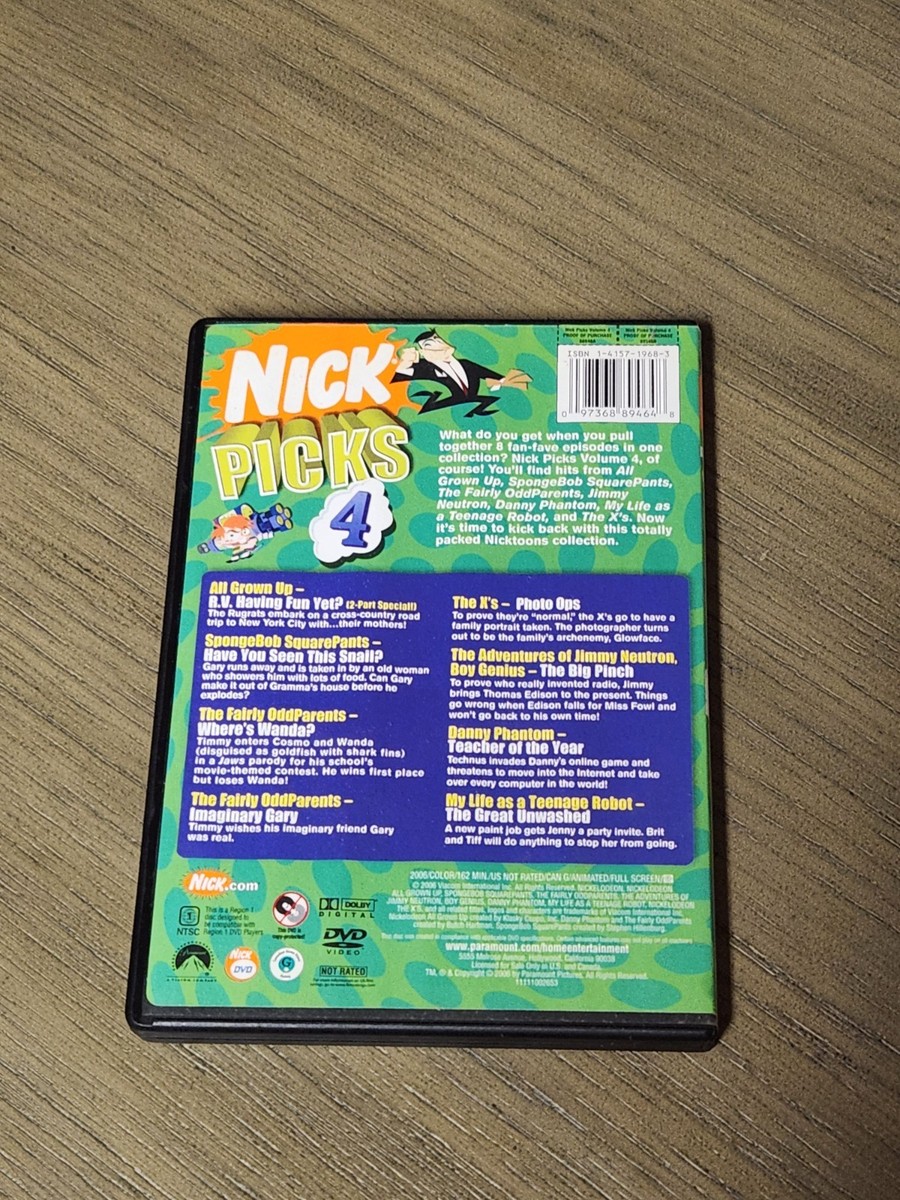 Nick Picks vol. 1, 2, 3, and 4 DVDs Bundle | eBay