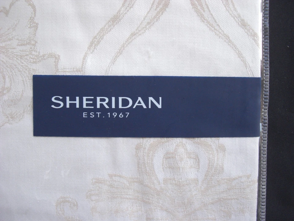 Sheridan Foley European Tailored Pillowcases Wheat 65cm x 65cm New 1 Pair - Image 4 of 4