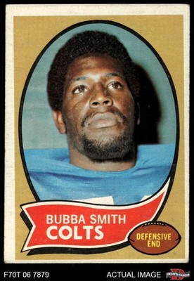 1970 Topps #114 Bubba Smith Colts RC Michigan St 3 - VG