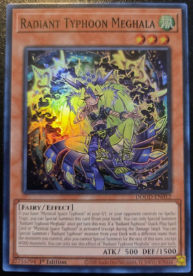 #ad Radiant Typhoon Meghala DOOD EN012 1st Ed Super Rare NM M $0.99