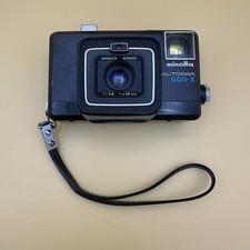 Vintage Minolta Autopak 600-X Film Camera 1:2.8 f 38 Untested