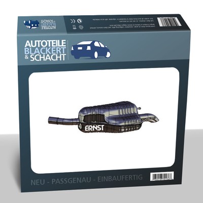 Auspuff Endtopf für OPEL ZAFIRA / ZAFIRA FAMILY B