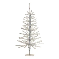 Tinsel Pine Tree (Set of 2)
