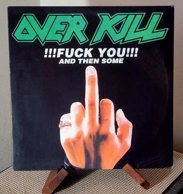 Overkill  - Fuck You And Then Some  / 2LP 2008 Reissue NM / black-orange LTD 500