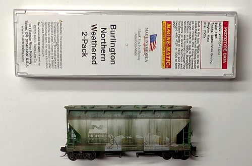 Microtrenes MTL 09245620 Burlington Northern BN 419257 FW desgastados de fábrica | Zustand: New