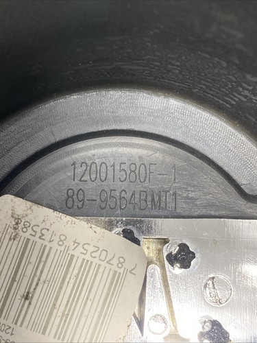 (1) M/T Mickey Thompson Wheel Center Cap Matte Black Finish w/Chrome 12001580F - Picture 5 of 7