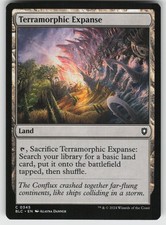 Terramorphic Expanse Commander: Bloomburrow 345 C NM MTG