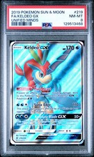 2019 POKEMON UNIFIED MINDS KELDEO GX #219 PSA 8 NM #129513468 on eBay