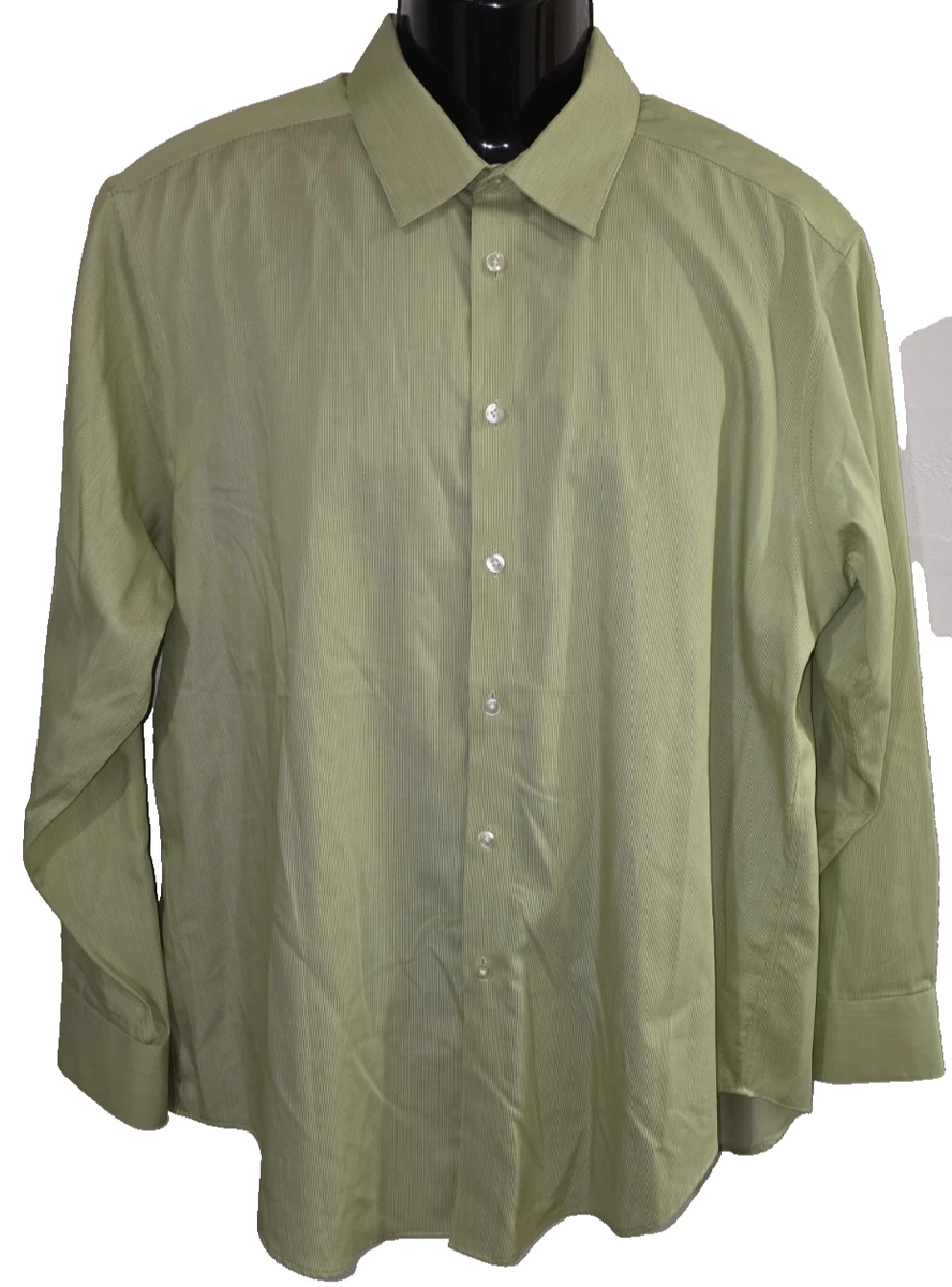 calvin klein sage green dress shirt Sage green tencel shirt