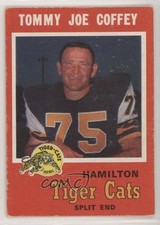 1971 O-Pee-Chee Canadian Football League Tommy Joe Coffey #62 0f3j