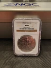 1996 American Silver Eagle 1 oz .999 Silver MS 69 NGC U.S. Key Date Low Mintage.