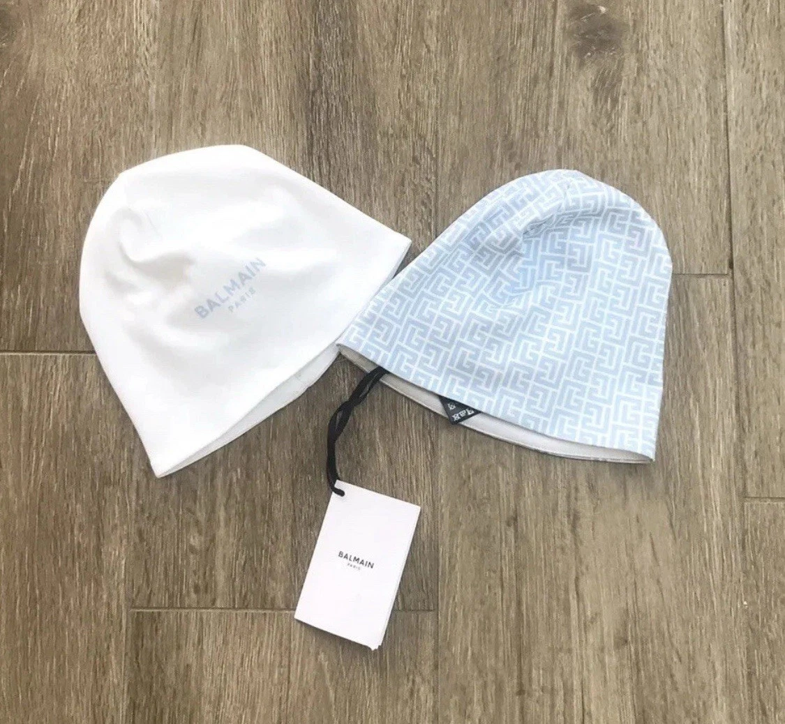 Balmain baby hats X2 Size 2. RRP £125