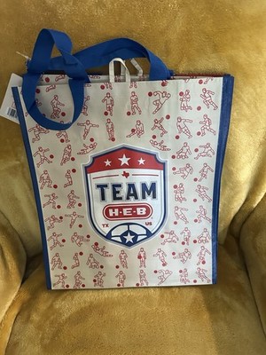HEB Grocery Reusable Shopping Bag FIFA HEB Football Soccer Texas LTD  Time NWT