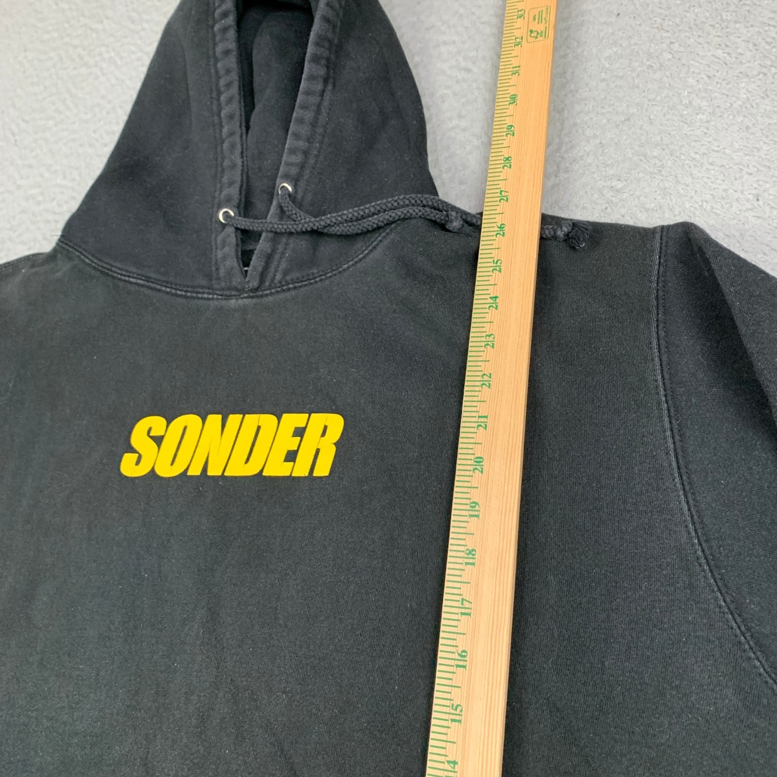 Sonder Recordings Into Brent Faiyaz Hoodie Mens Large Black Yellow RARE image 9
